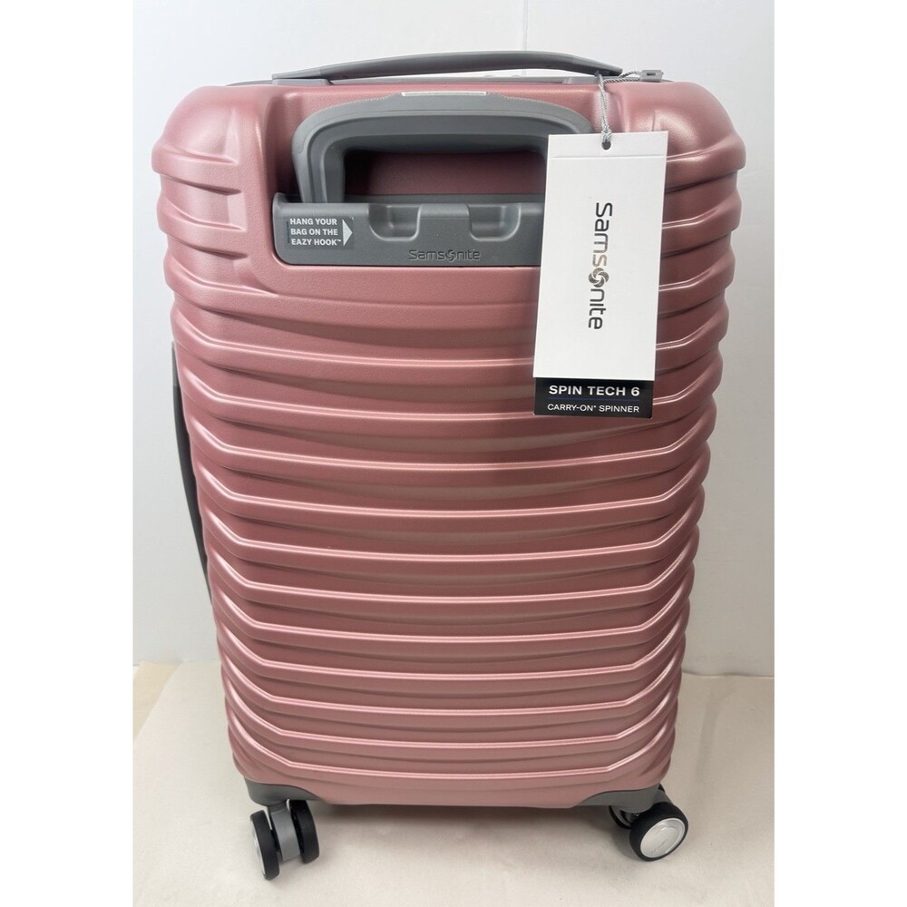 Samsonite Spin Tech 6 Expandable Carry-On Spinner Suitcase Luggage - Picture 4 of 8